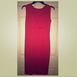 Lady in Red; Sleeveless Red Dress